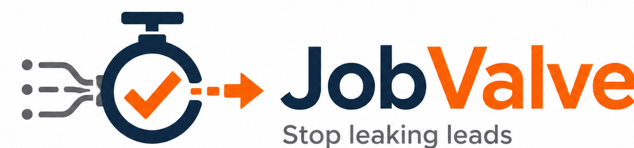 JobValve - Stop leaking leads